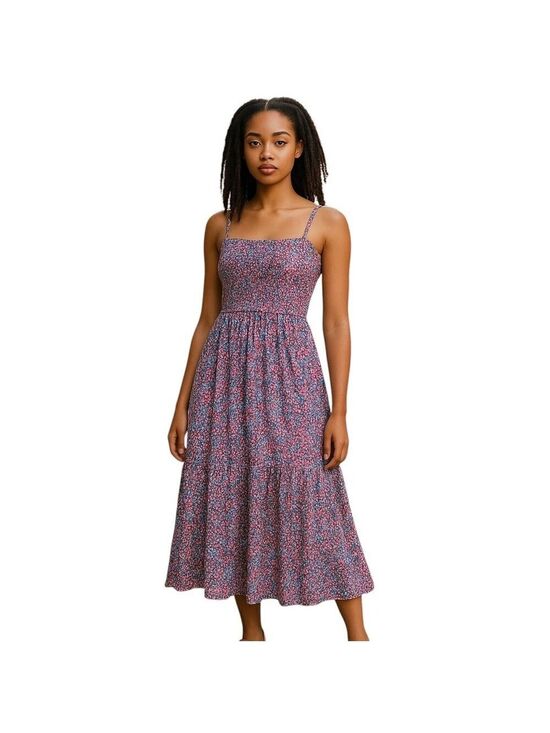 Sienna Sky Dresses & Skirts - Sienna Sky Floral Maxi Dress Women's Size Large Sundress Pinks, Blues and Yellow
